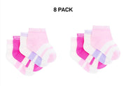 Bonds Baby Sportlet Arch Support Soft Breathable Comfiness Socks 8 Pack RXXL4N