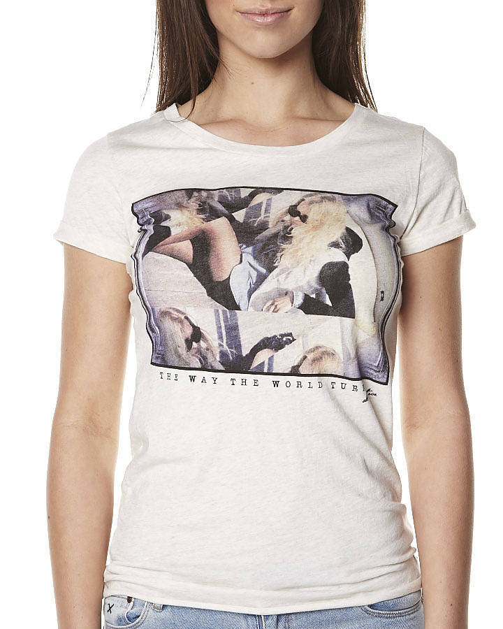 All About Eve Womens Photo Graphic T-Shirt Print Tee Aussie Brand RRP $39.95