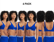 Bonds Womens Chafe Off Crop Ultimate Comfort Soft and Cooling Finish 6 Pack WR3X