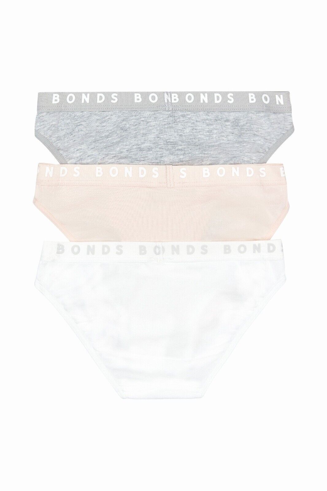 Bonds Girls Hipster Bikini Plain Comfortable Cotton Fabric 6 Pack UWPR3A