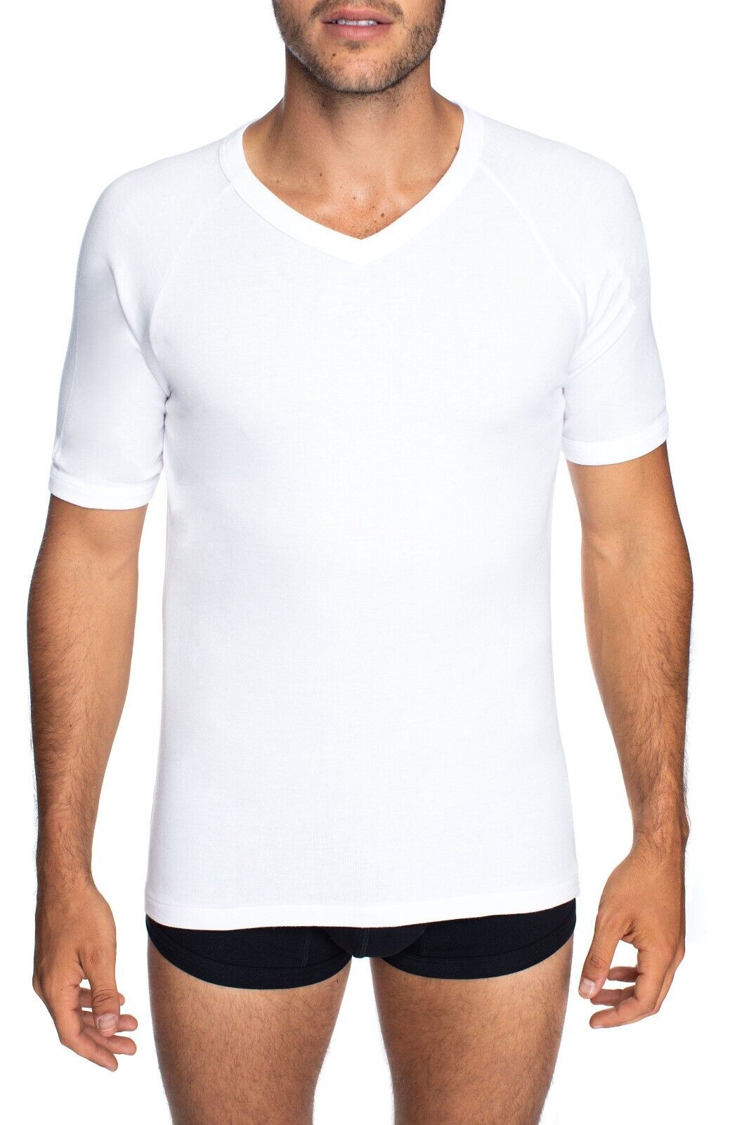 Bonds Mens Genuine V-Neck Raglan Tee Suit in Every Size and Shape 6 Pack M9762W