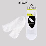 Bonds Mens Mesh Play Cool Footlet Socks Sport Active Running 2 Pack SYRU2N