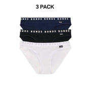 Bonds Girls Hipster Bikini Plain Comfortable Cotton Fabric 3 Pack UWPR3A