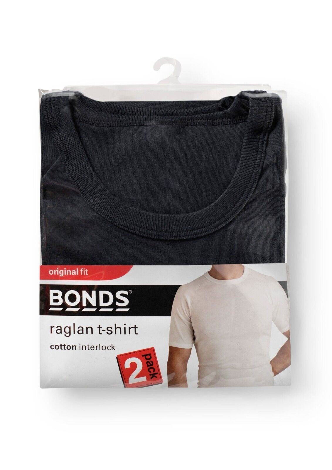 Bonds Mens Genuine Raglan Crew Neck Perfect Tee Close Body Fit 8 Pack M9372W