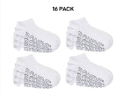 Bonds Mens Logo Lightweight No Show With Mesh Cooling Zone Socks 16 Pack SXN44N