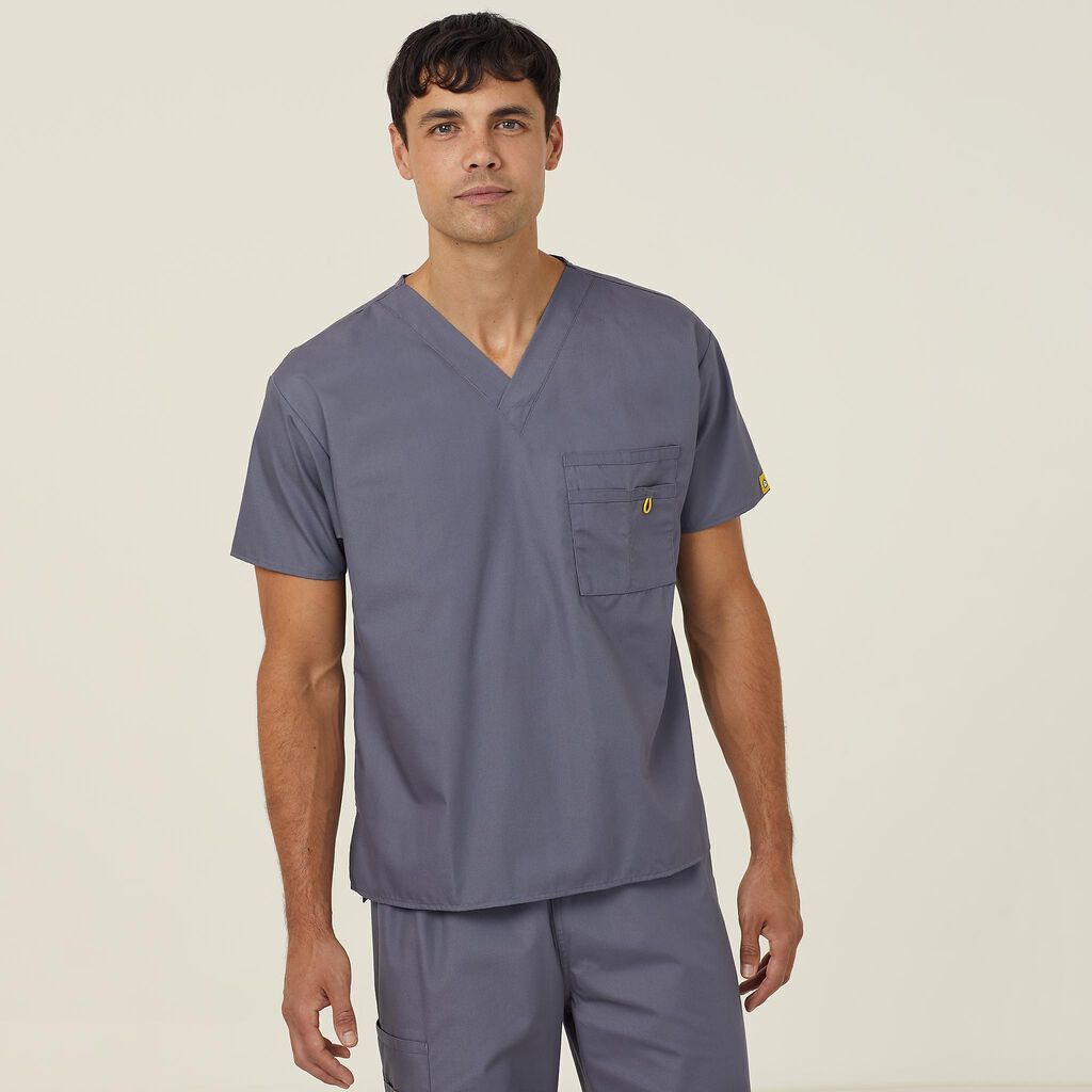 NNT Unisex Wonderwink 4 Pack Origins Pocket V Neck Scrub Top Alpha CATRE4-Collins Clothing Co
