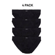 Bonds Mens Action Brief  Soft Cotton and Encased Elastic Comfort 4 Pack M8OS4