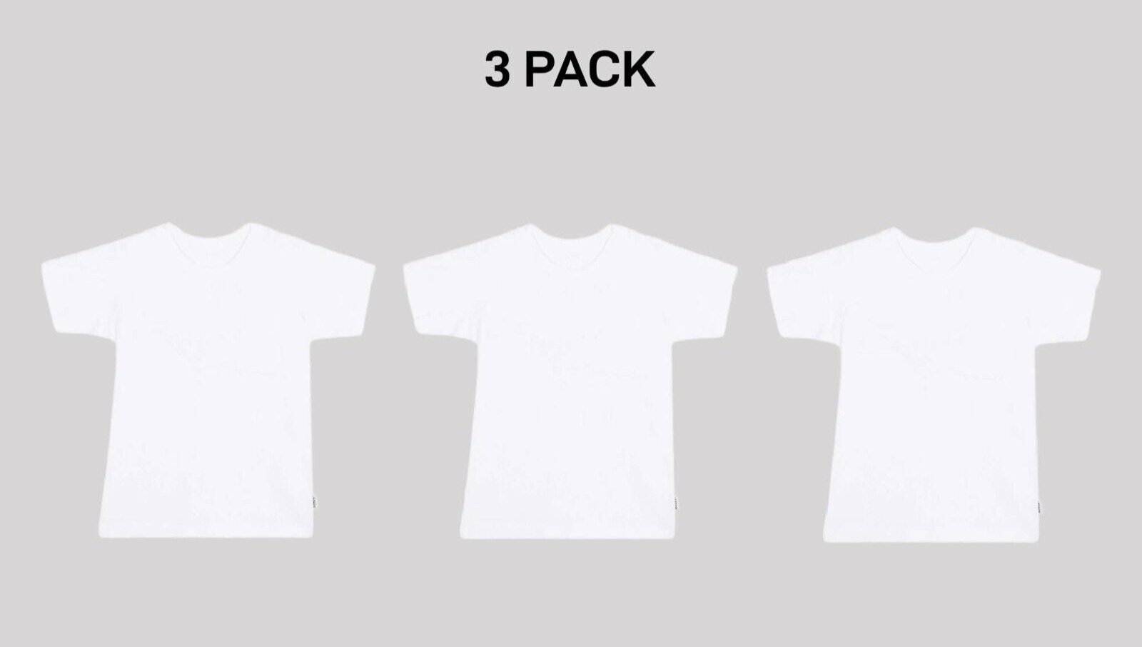 Bonds Kids Next Gen Crew Tee Cotton Shirt Perfect Comfort and Style 3 Pack KVRHK