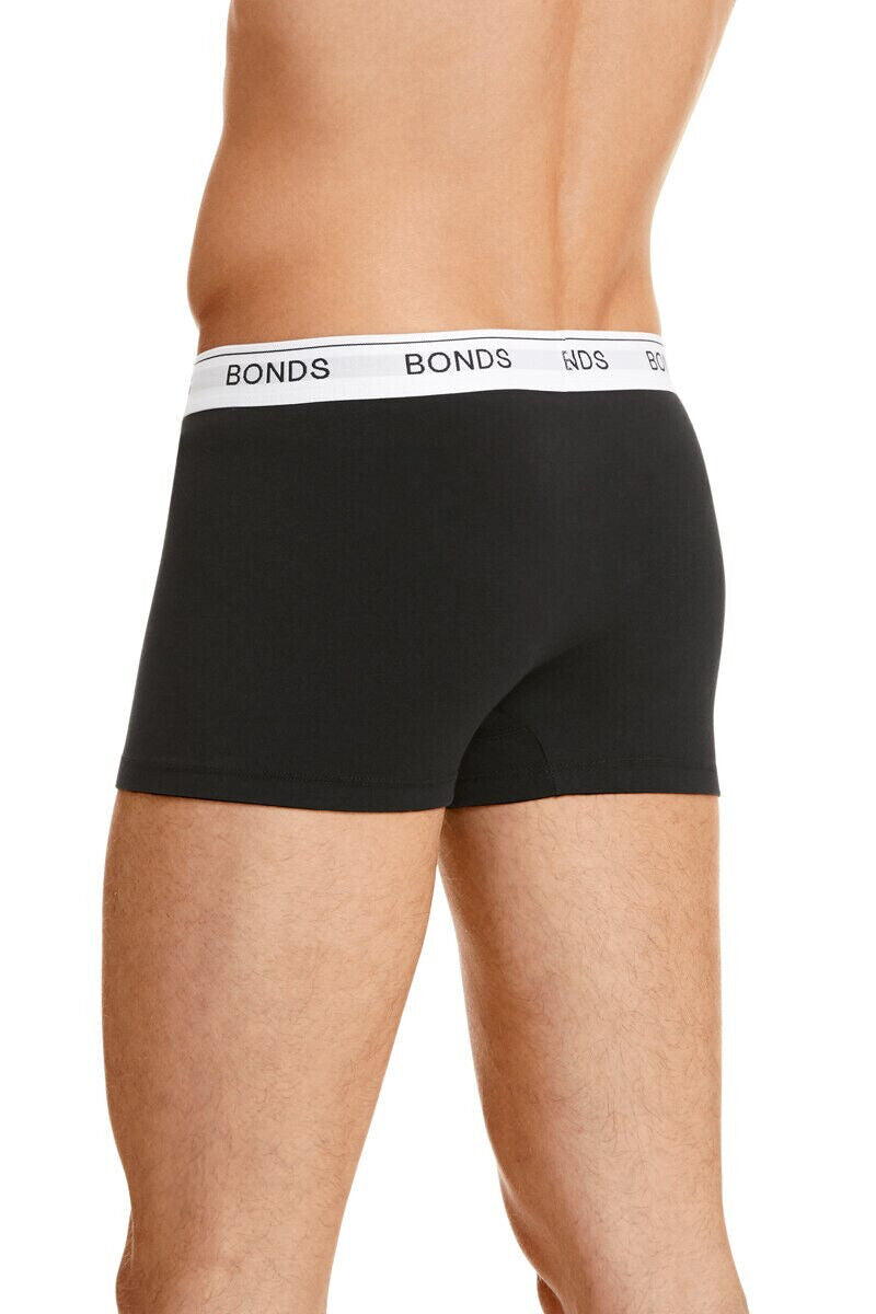 Bonds Mens Guyfront Trunk Seamfree Sides and Fly Front Opening 6 Pack MY963A