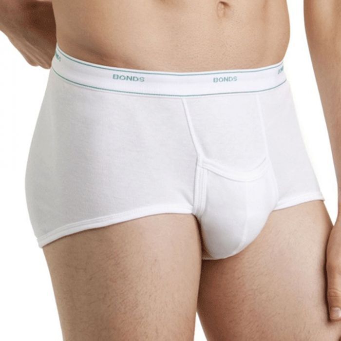 Bonds Mens Support Brief Side Seam Free For Comfort Guaranteed 2 Pack M81L