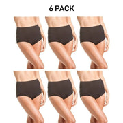 Bonds Womens Cottontails Full Brief With Lycra Comfortable Coverage 6 Pack WUFQA