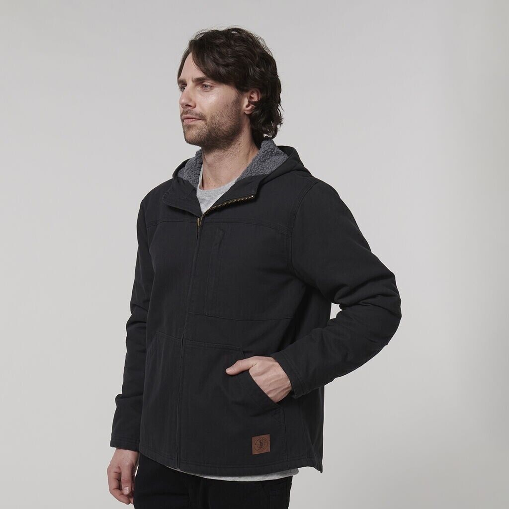 WINTER SALE! Hard Yakka Mens Heritage Hooded Pocket Insulated Zip Jacket Y06744