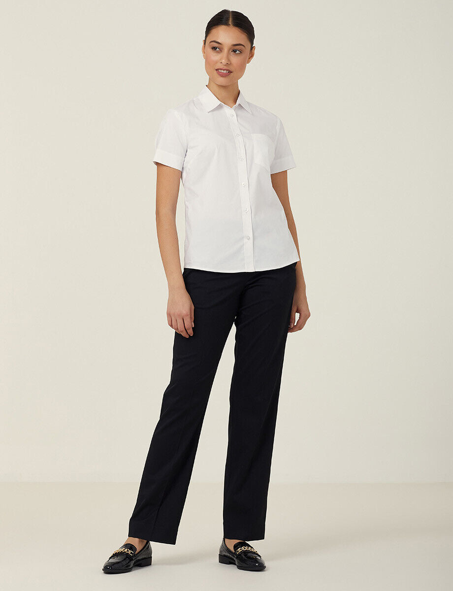 SALE NNT Women Avignon Short Sleeve Slim Comfortable Business Shirt CATUK8