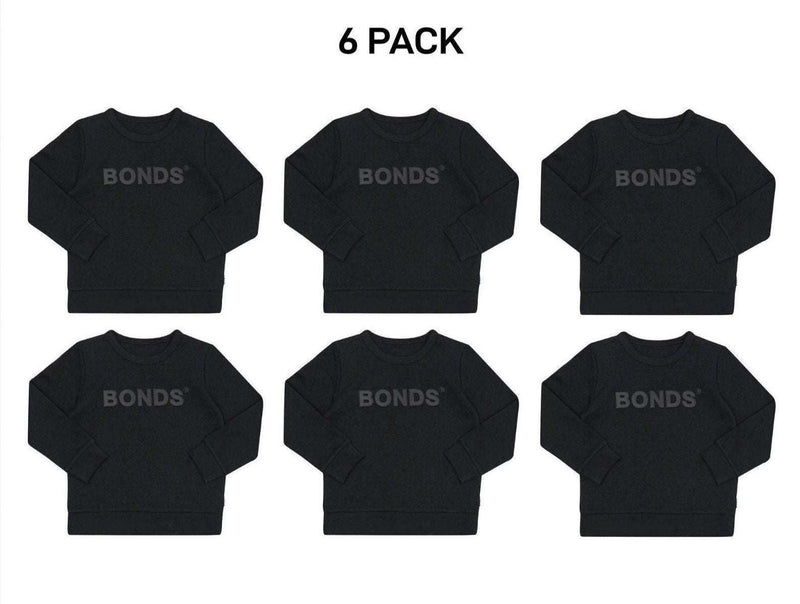 Bonds Baby Tech Sweats Pullover Ultimate Warm Comfort Sporty Style 6 Pack KVQTA