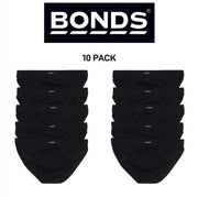 Bonds Mens Action Brief Soft Cotton and Encased Elastic Comfort 10 Pack M8OS5I