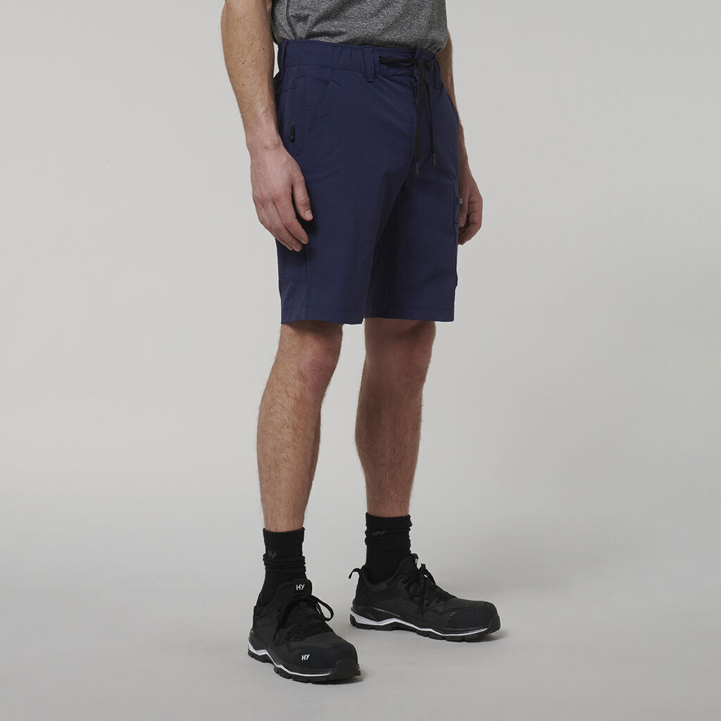 Hard Yakka Mens X Stretch Durable Workwear Lightweight Pockets Mid Short Y05167-Collins Clothing Co
