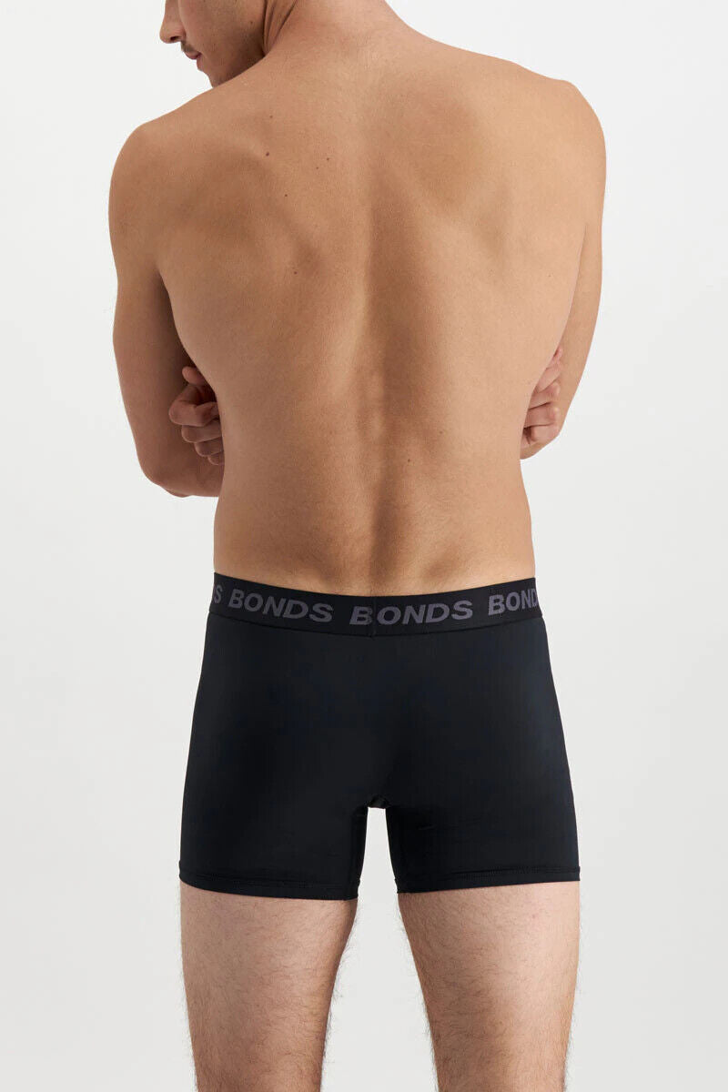 Bonds Mens Quickdry Trunk Wide Inner Leg Panel Moisture Wicking MWQL
