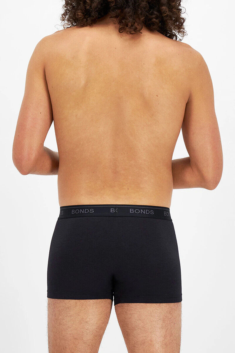 Bonds Mens Guyfront Luxe Trunk Viscose Bamboo Anti-Odour 3 Pack Underwear MWQF