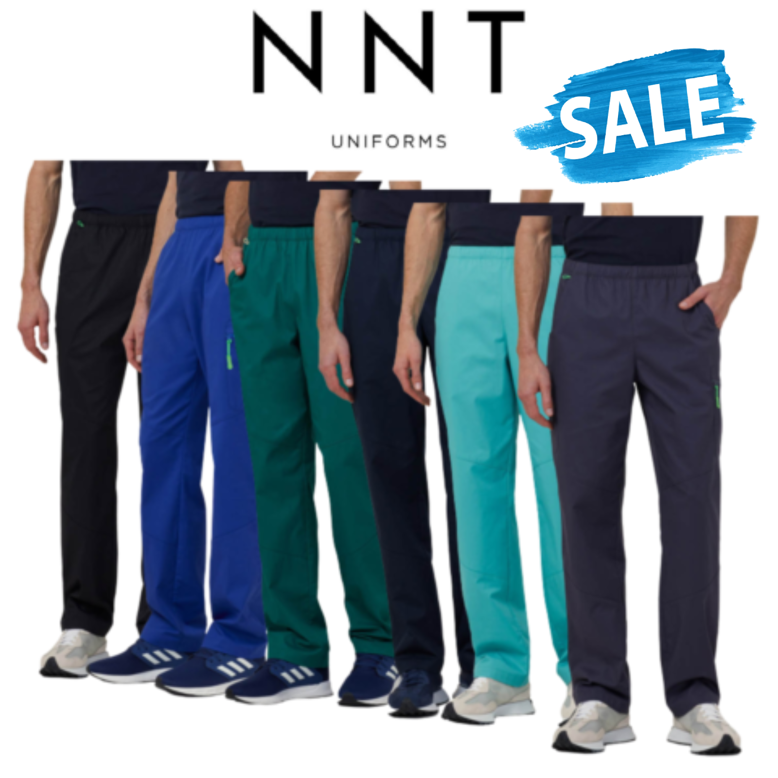 SALE NNT Uniform Mens Next Gen Anti Bacterial Rontgen Nurse Scrub Pants CATQ4F