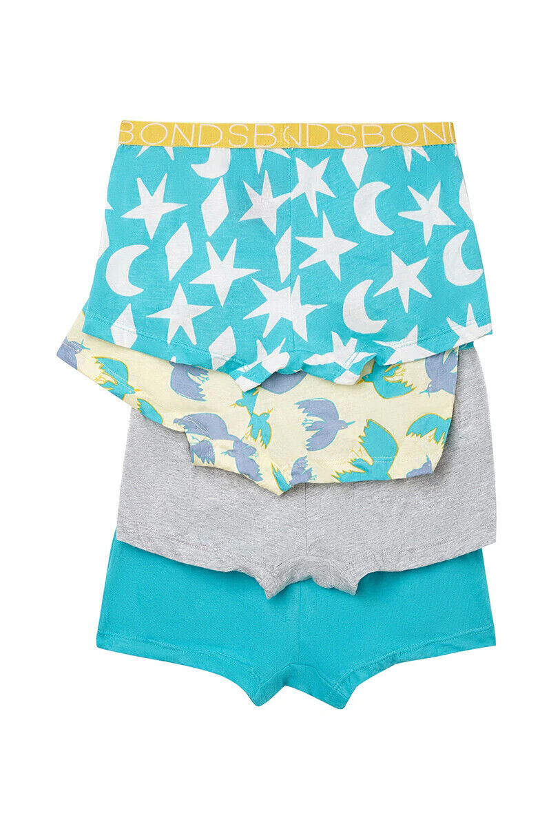 Bonds Girls Shortie Full Coverage Modesty Ultimate Soft Waistband 8 Pack UWCA4A