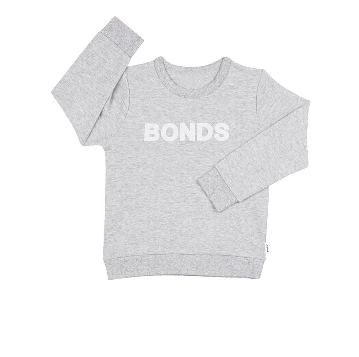 Bonds Kids Tech Sweats Pullover Super Soft Knitted Warm Cotton Poly Blend KVQTK