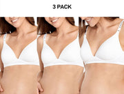 Bonds Womens Original Maternity Wirefree Contour Bra Comfy Coverage 3 Pack YXJ4Y