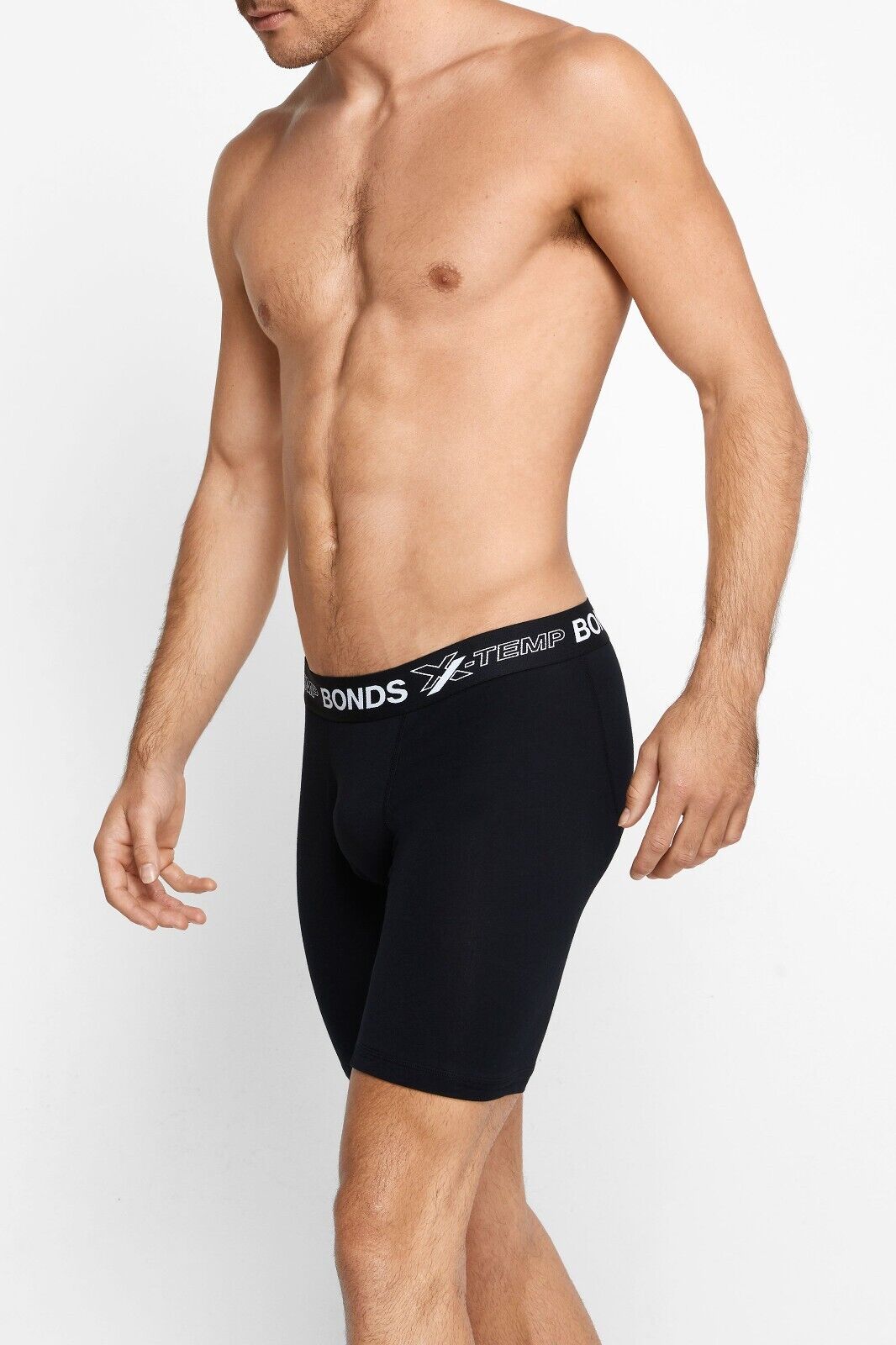 Bonds Mens X-Temp Long Trunk Stretchable Wide Waistband Flat Seams 3 Pack MXEHA