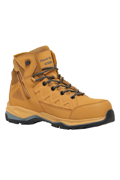 Hard Yakka Mens Atomic Work Hybrid Safety Boots Nano Gravity Carbon Fiber Y60280