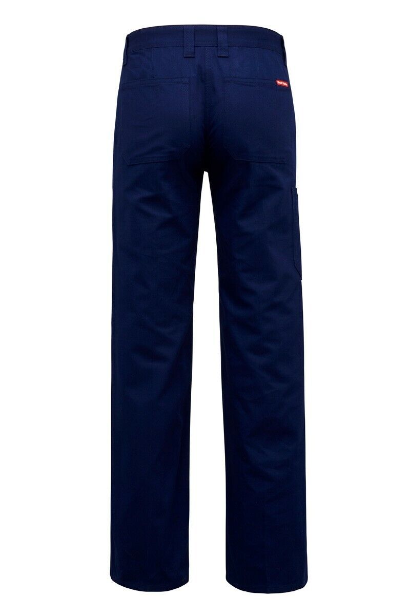 Womens Hard Yakka Core Work Pants 4 PACK Modern Comfort Fit Cotton Drill Y08840