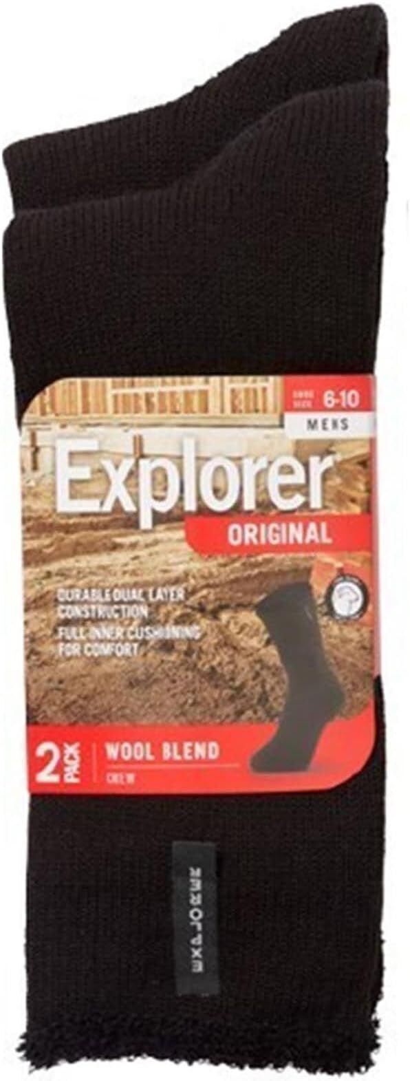 Bonds Explorer Original Breathable Comfortable Socks 6 Pack Ks S11392