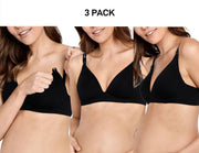 Bonds Womens Original Maternity Wirefree Contour Bra Comfy Coverage 3 Pack YXJ4Y