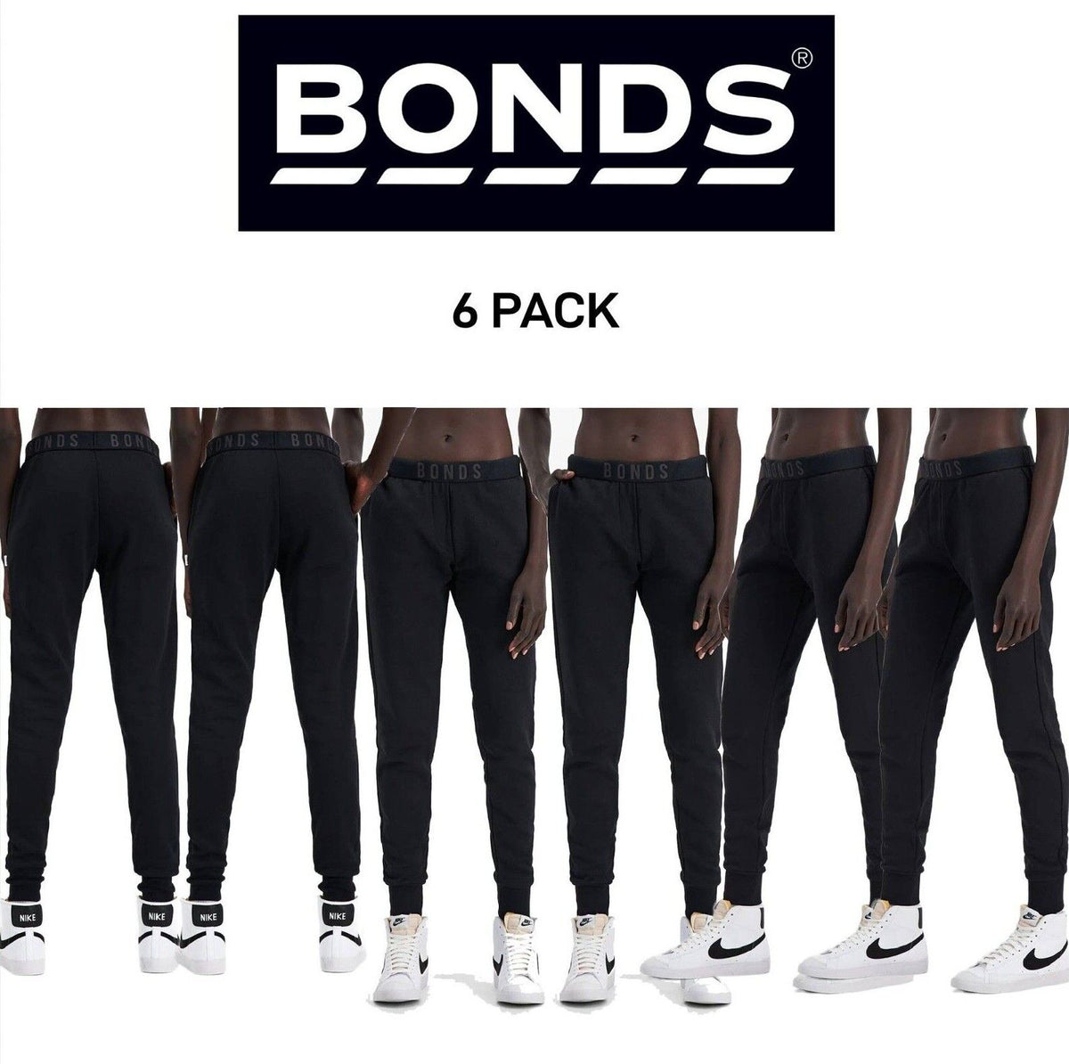 Bonds Womens Originals Skinny Trackie Pants Super Comfy Flattering 6 Pack CT8UI