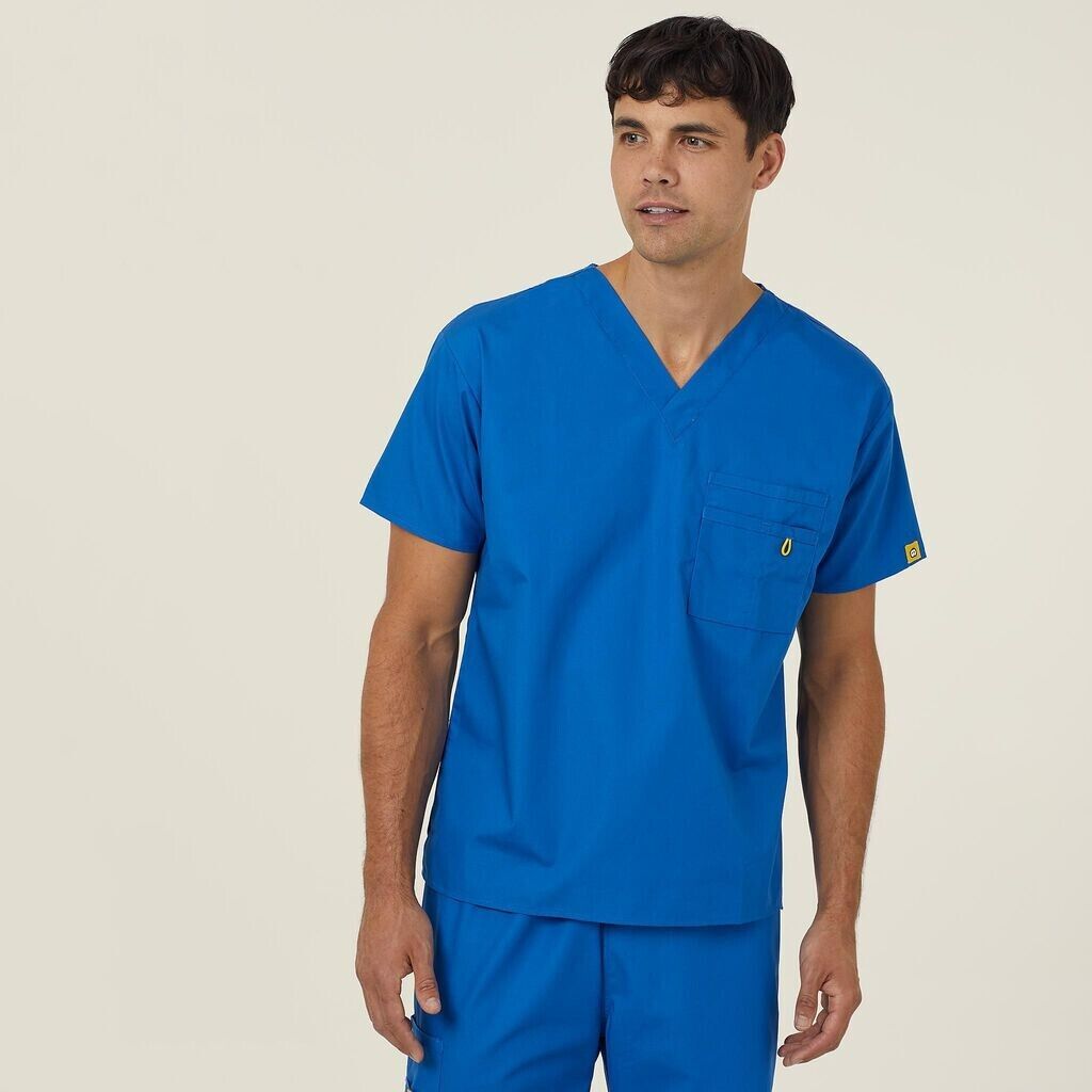 NNT Unisex Wonderwink 2 Pack Origins Pocket V Neck Scrub Top Alpha CATRE4-Collins Clothing Co