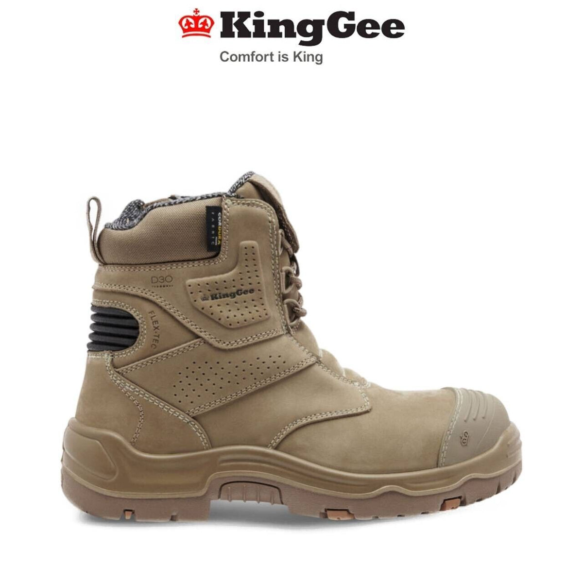 KingGee Mens BENNU PRO 6 Steel Toe Durability Comfort Work Boot K28010