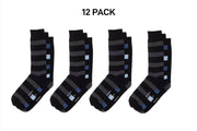 Bonds Mens Business Crew Socks Soft Grip Stretchy Durable Comfort 12 Pack S8311C