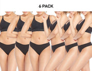 Bonds Womens Invisi Freecuts Gee G-String Shape Simple Bold Branding 6 Pack WU3V