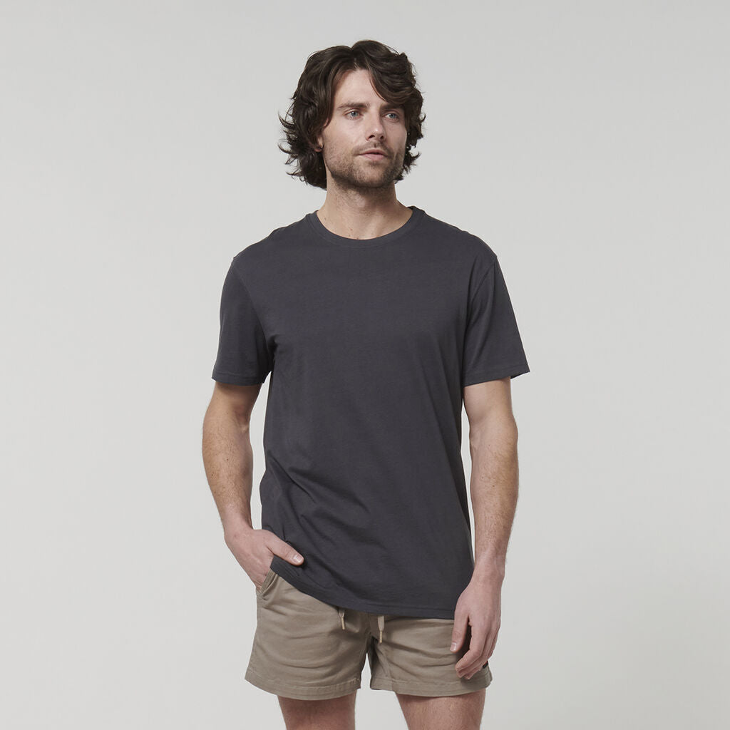 Hard Yakka Mens Cotton Breathable Crew Neck Short Sleeve Core Tee Y19251-Collins Clothing Co