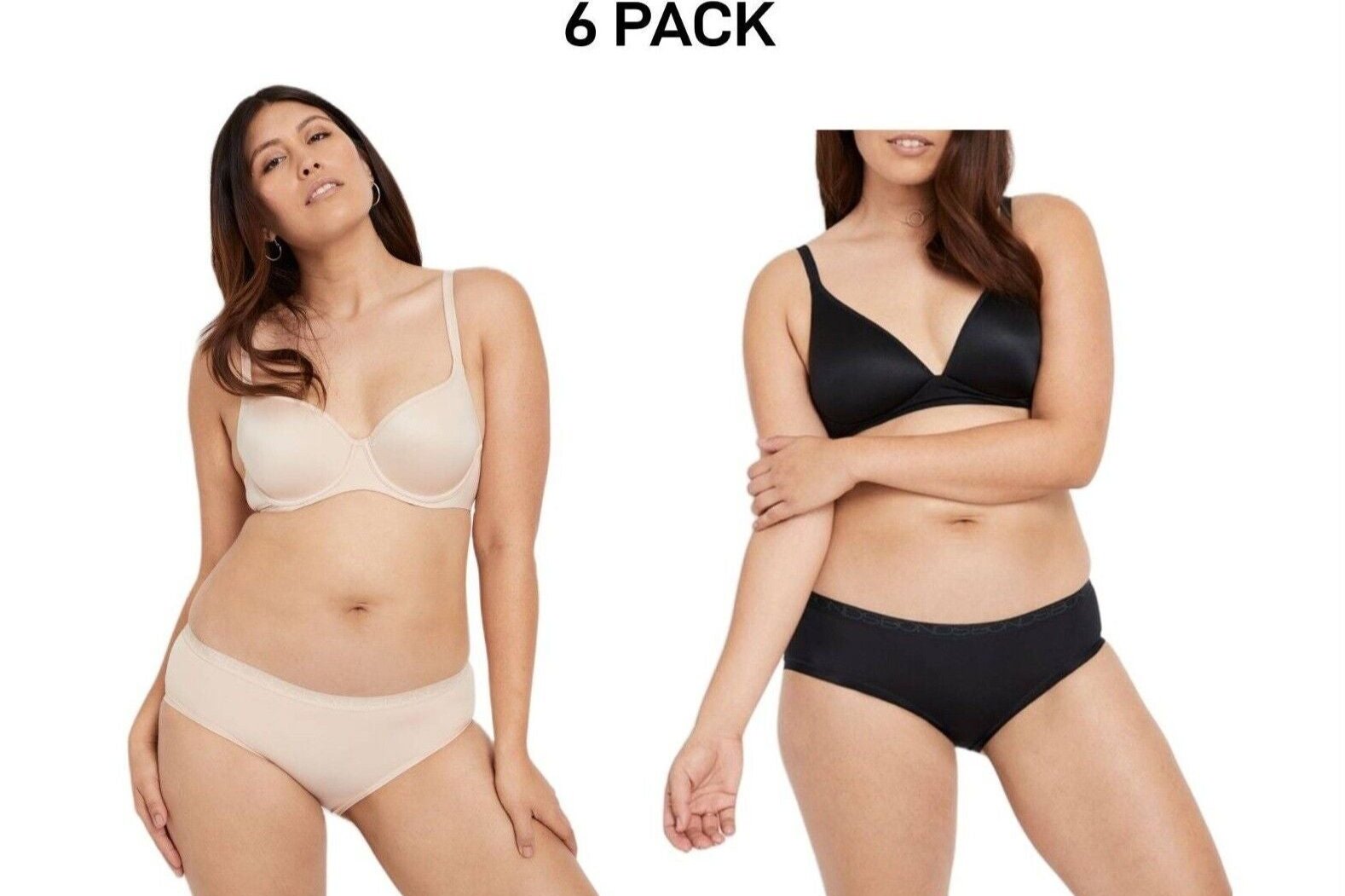 Bonds Womens Invisitails Midi Soft Lightweight Bikini Brief 6 Pack WZGJY