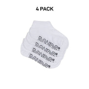Bonds Kids Logo Light No Show Soft Cotton Breathable Socks 4 Pack RXUU4N