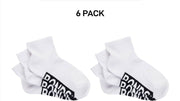 Bonds Womens Logo Cushioned Quarter Crew Comfy Cushioning Socks 6 Pack LXPP3N
