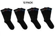 Bonds Mens Explorer All Seasons Cotton Crew Socks Durable & Comfy 12 Pack SYQY3N
