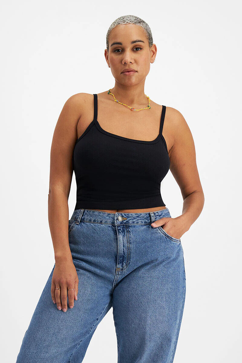 Bonds Womens Originals Cami Long Lasting Comfort Soft and Supportive Fit CR9BI