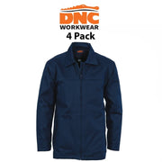 DNC Workwear Mens 4 Packs Protector Cotton Jacket Warm Winter Work Jackets 3606