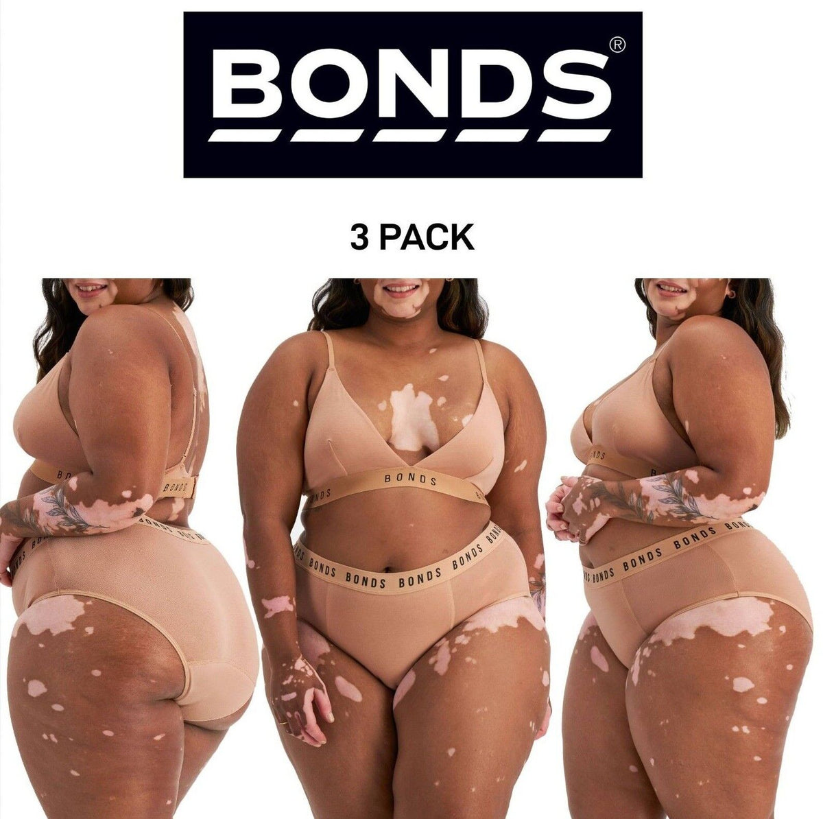 Bonds Womens Bloody Comfy Period Full Brief Moderate Full Coverage 3 Pack WTKL