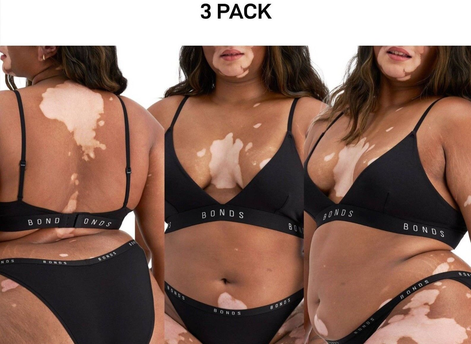 Bonds Womens Originals String Bikini Classic Ultra Smooth Finish 3 Pack WVGNA