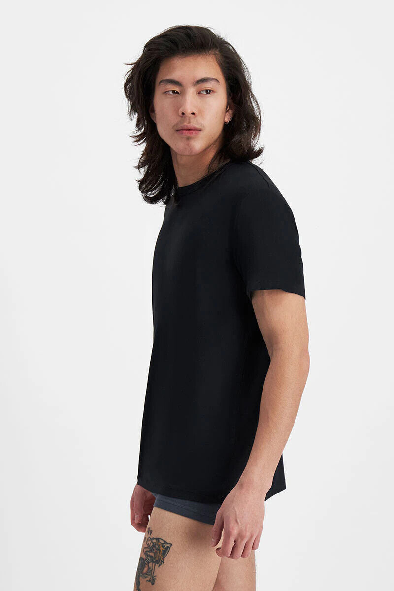 Bonds Mens Sleep Viscose Bamboo Tee Shirt Relaxed Comfortable Fit 6 Pack MW9V