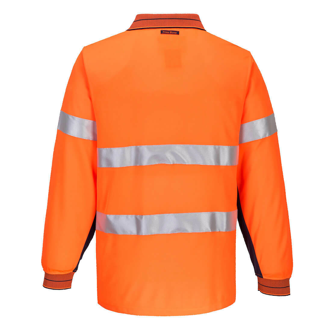 SALE Portwest Prime Mover Long Sleeve Micro Mesh Polo Taped Work Hi-Vis MP513