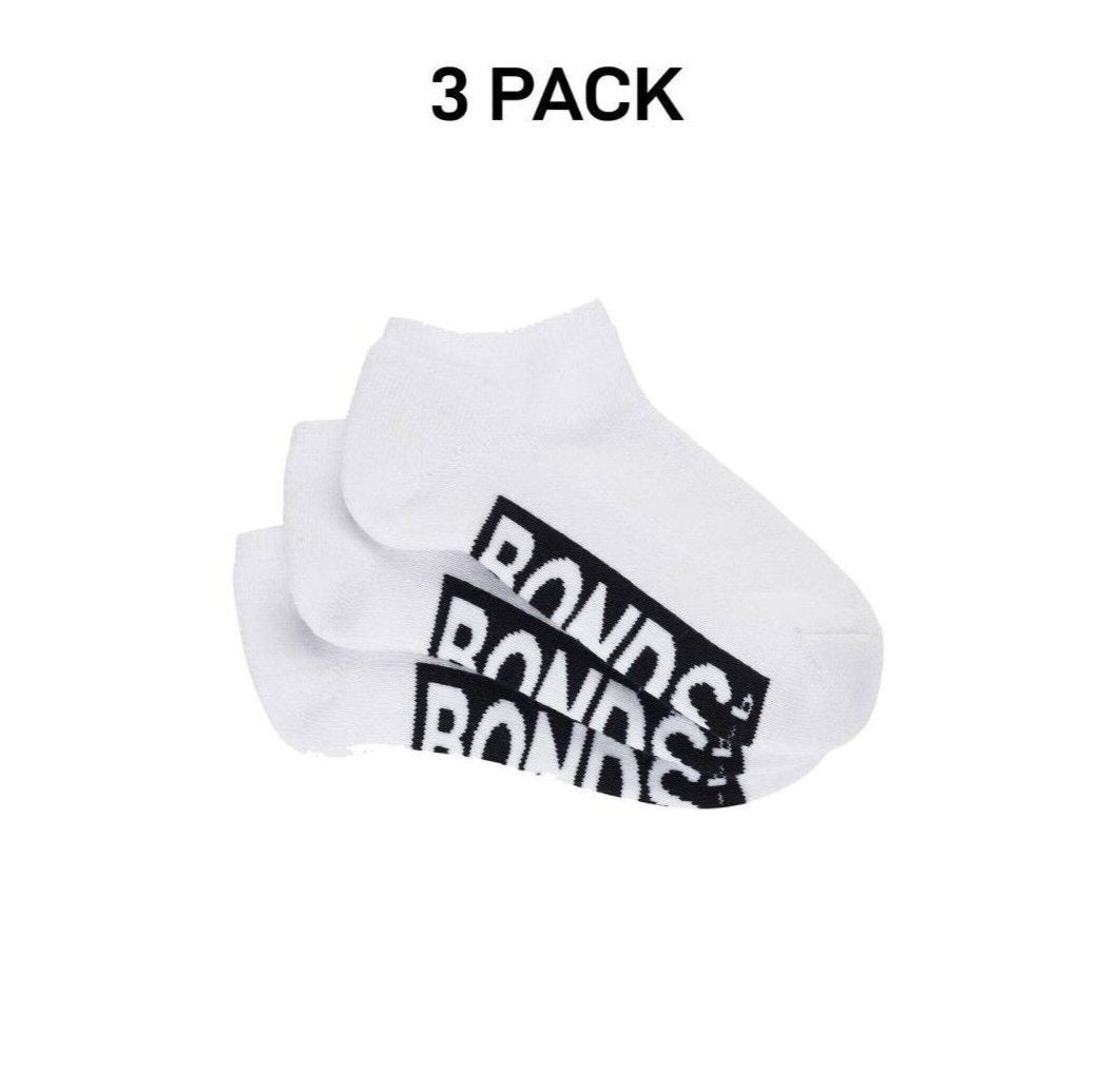 Bonds Kids Cushioned Low Cut Mesh Cooling Zone Cotton Sock 3 Pack RXVQ3N