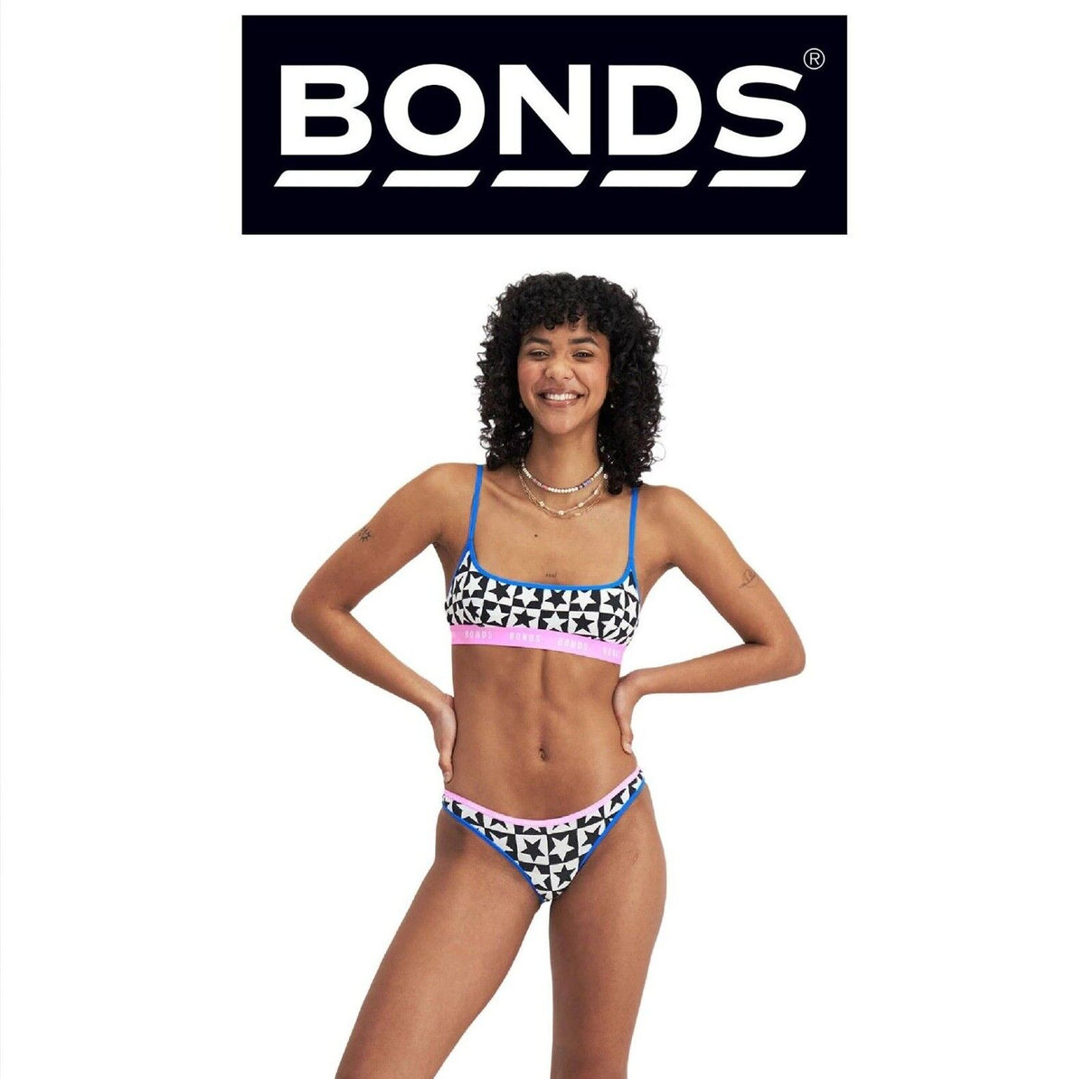 Bonds Womens Icons Kini Comfy Soft and Confident Stretch Flat Seams Undies WREG