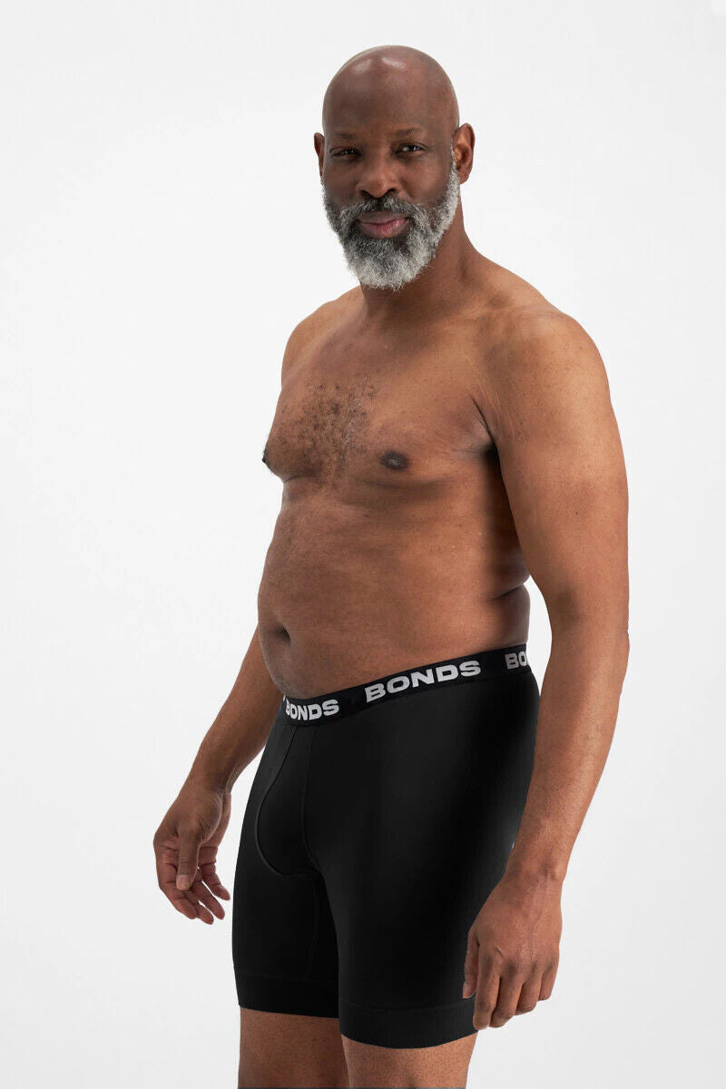 Bonds Mens Total Package Long Trunk Soft and Breathable Support 3 Pack MWHK